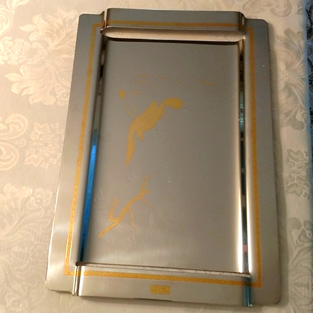 FACIX 18/10 ORO 24k Vintage Italian tray